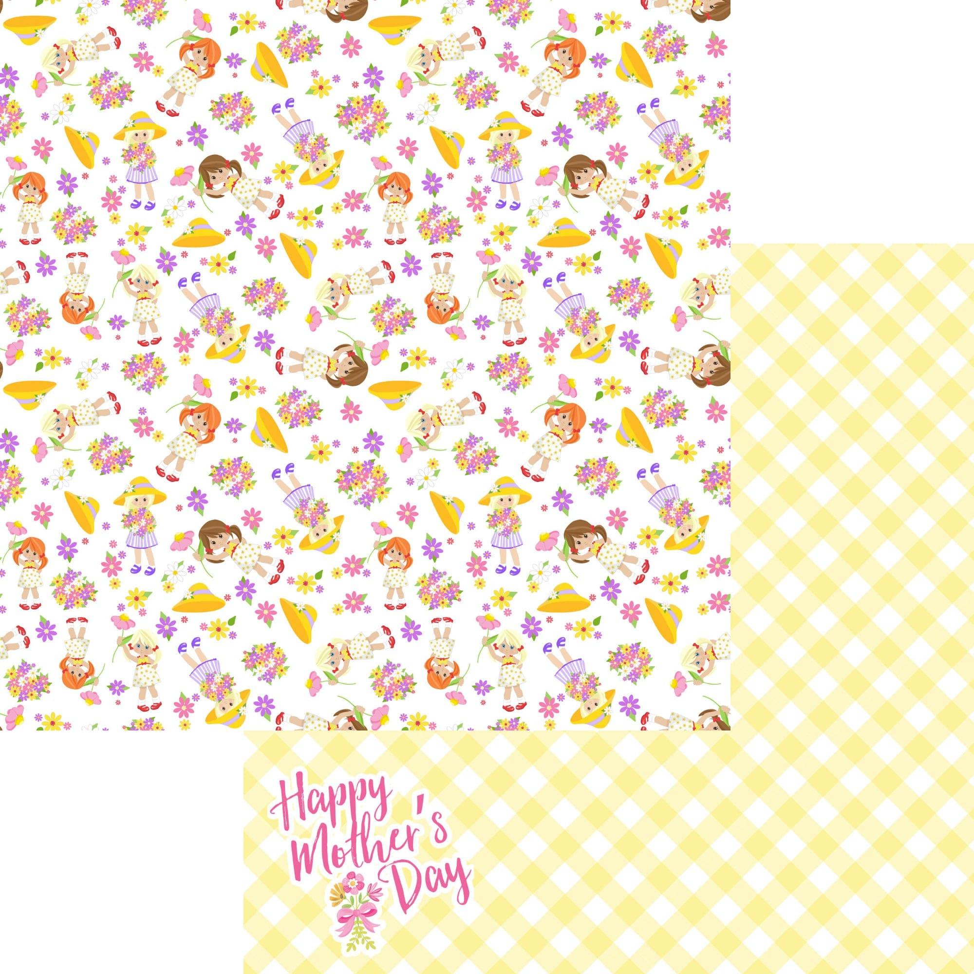 Mother's Day 12 x 12 Scrapbook Paper & Embellishment Kit by SSC Designs