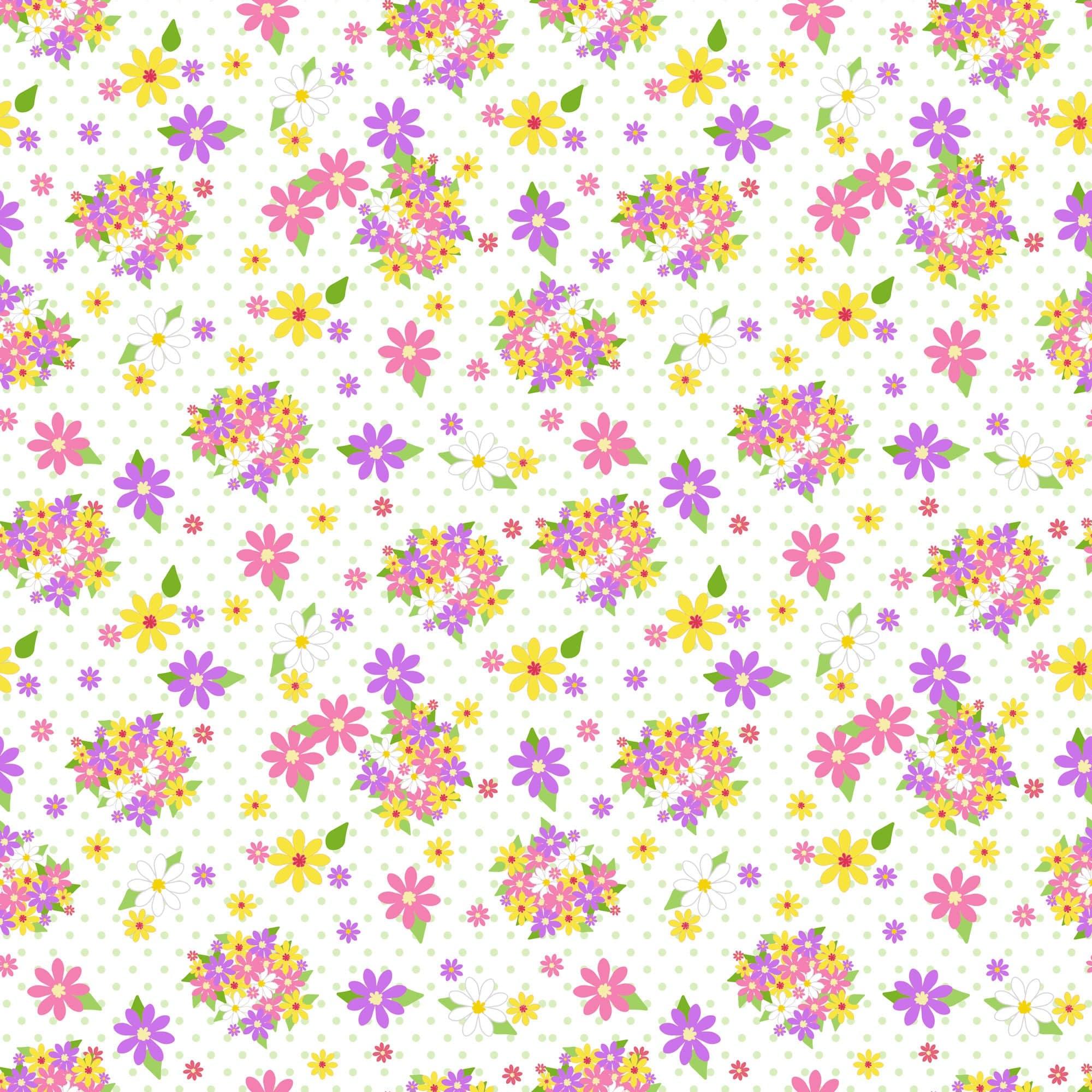 Mother's Day Collection Little Girl Love 12 x 12 Double-Sided Scrapbook Paper by SSC Designs