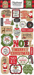 My Favorite Christmas Collection 6 x 12 Chipboard Phrases Scrapbook Embellishments by Echo Park Paper - Scrapbook Supply Companies