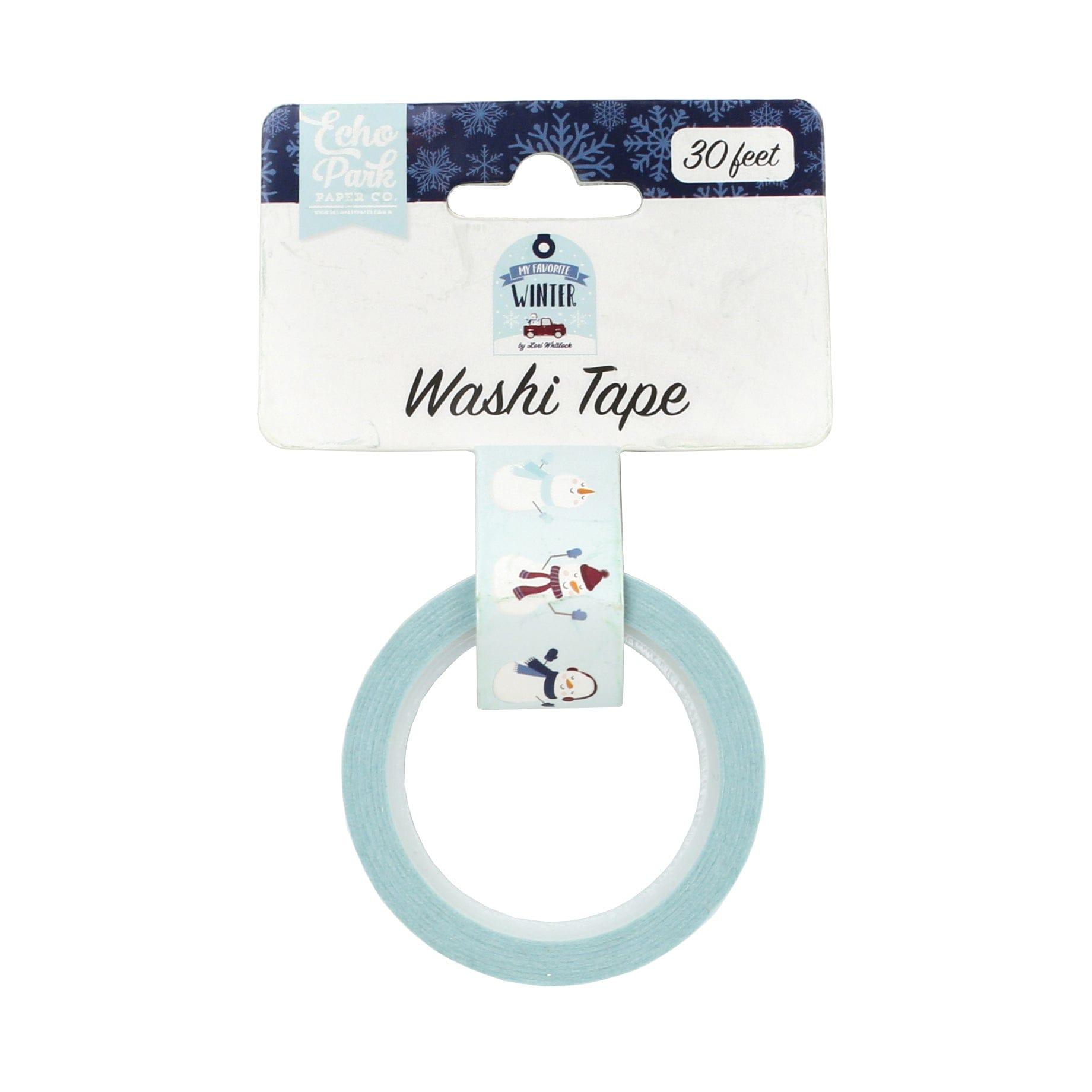 My Favorite Winter Collection Sweet Snowman Washi Tape by Echo Park Paper - Scrapbook Supply Companies