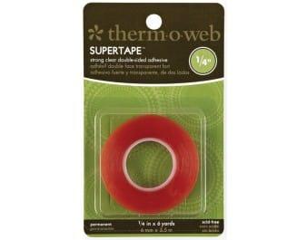 iCraft SuperTape Collection Permanent Adhesive by Thermoweb - 1/4" x 6 Yards - Scrapbook Supply Companies