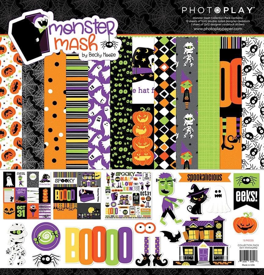 Monster Mash Collection 12 x 12 Paper & Sticker Collection Pack by Photo Play Paper