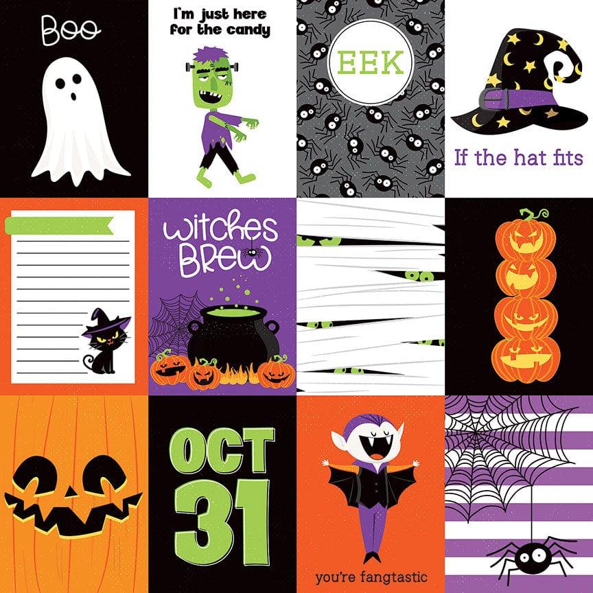 Monster Mash Collection Fangtastic 12 x 12 Double-Sided Scrapbook Paper by Photo Play Paper - Scrapbook Supply Companies