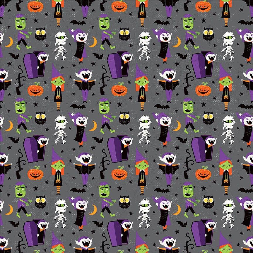 Monster Mash Collection Costume Party 12 x 12 Double-Sided Scrapbook Paper by Photo Play Paper - Scrapbook Supply Companies