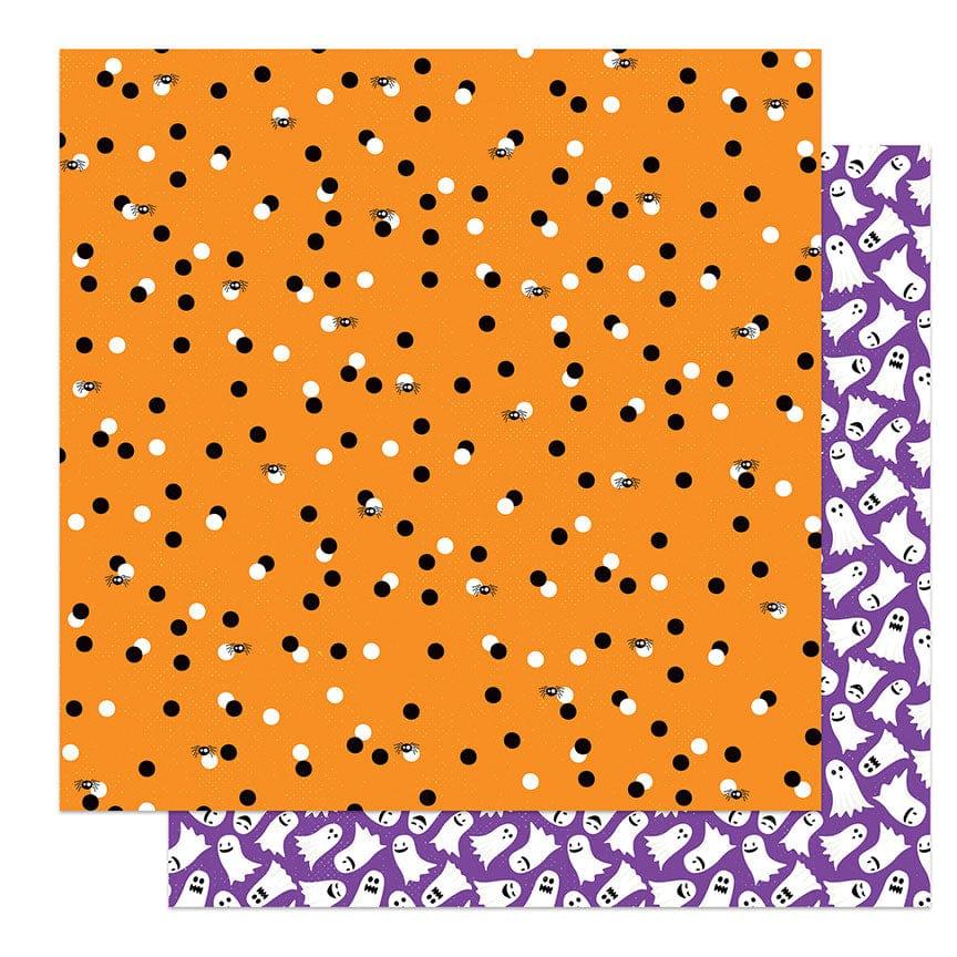 Monster Mash Collection Boo 12 x 12 Double-Sided Scrapbook Paper by Photo Play Paper