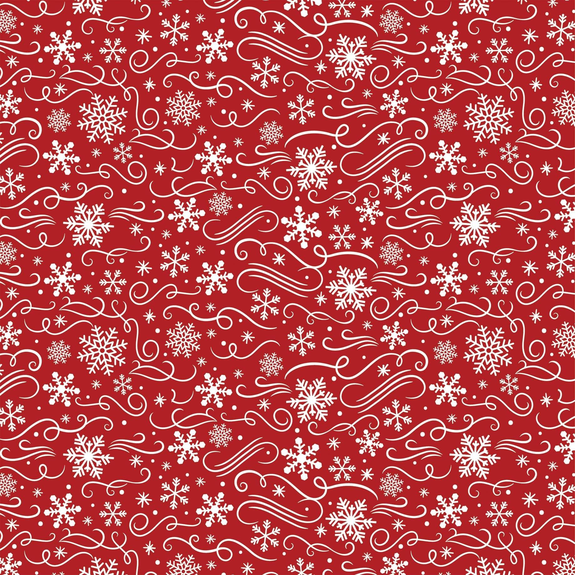The Magic of Christmas Collection Spirit Of Snow 12 x 12 Double-Sided Scrapbook Paper by Echo Park Paper - Scrapbook Supply Companies