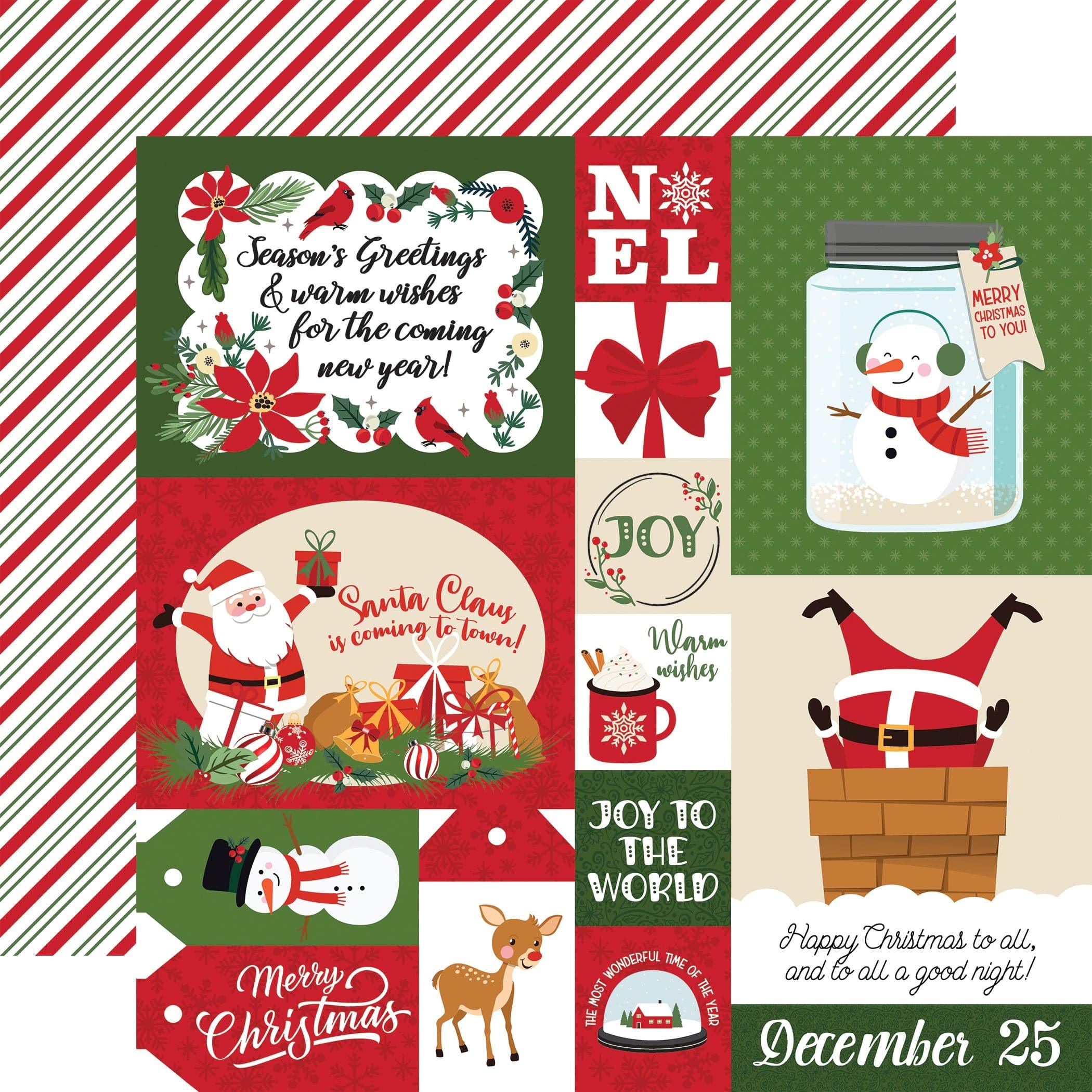 The Magic of Christmas Collection 12 x 12 Scrapbook Paper & Sticker Pack by Echo Park Paper - Scrapbook Supply Companies
