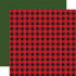 The Magic of Christmas Collection Magic Of Plaid 12 x 12 Double-Sided Scrapbook Paper by Echo Park Paper