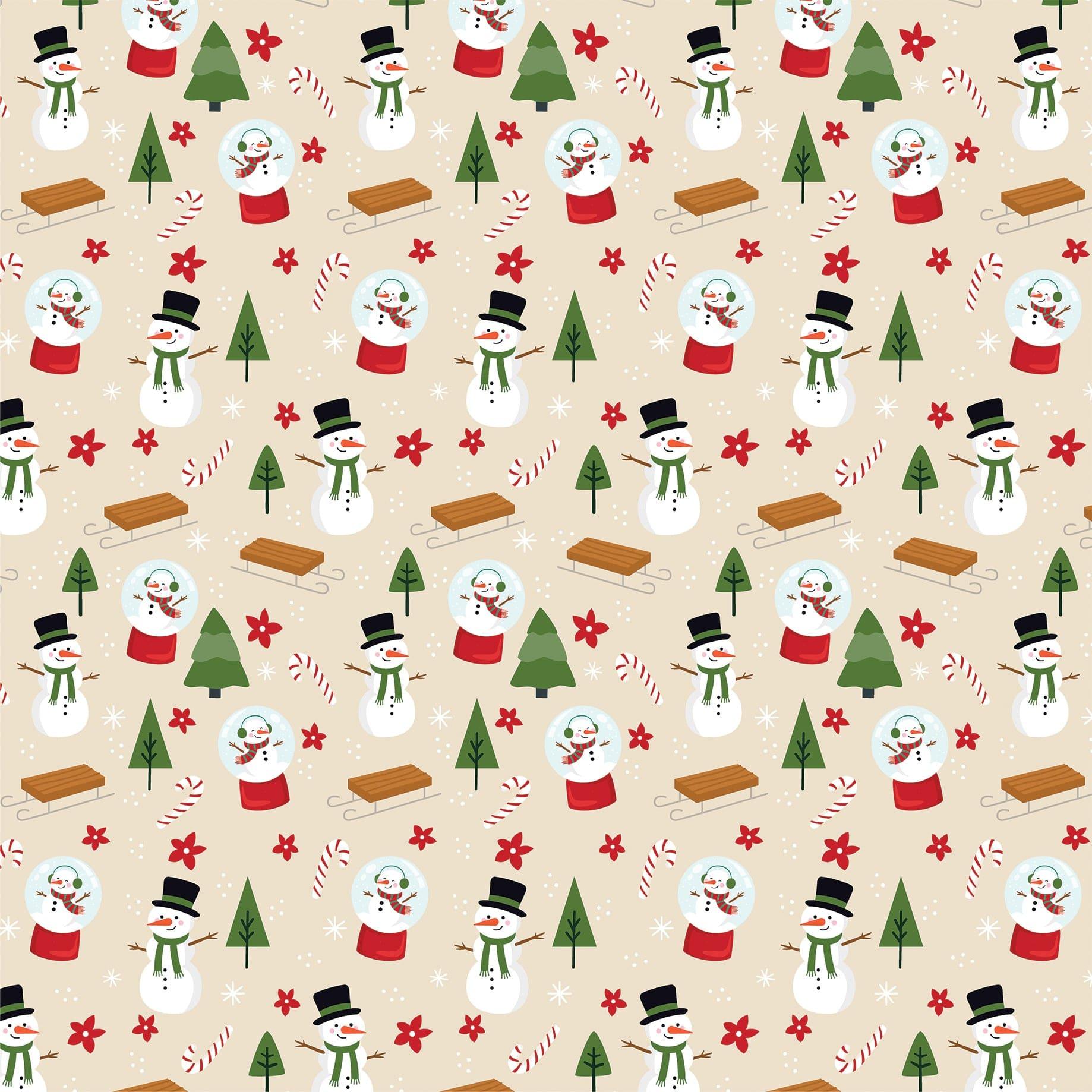 The Magic of Christmas Collection 4x4 Journaling Cards 12 x 12 Double-Sided Scrapbook Paper by Echo Park Paper - Scrapbook Supply Companies