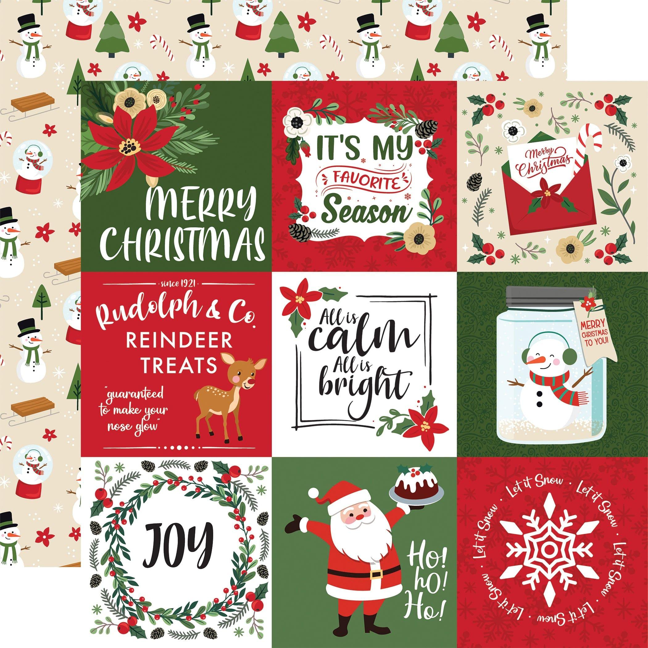 The Magic of Christmas Collection 12 x 12 Scrapbook Paper & Sticker Pack by Echo Park Paper - Scrapbook Supply Companies