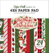 The Magic of Christmas Collection 6 x 6 Paper Pad by Echo Park Paper - 24 Double-Sided Papers - Scrapbook Supply Companies