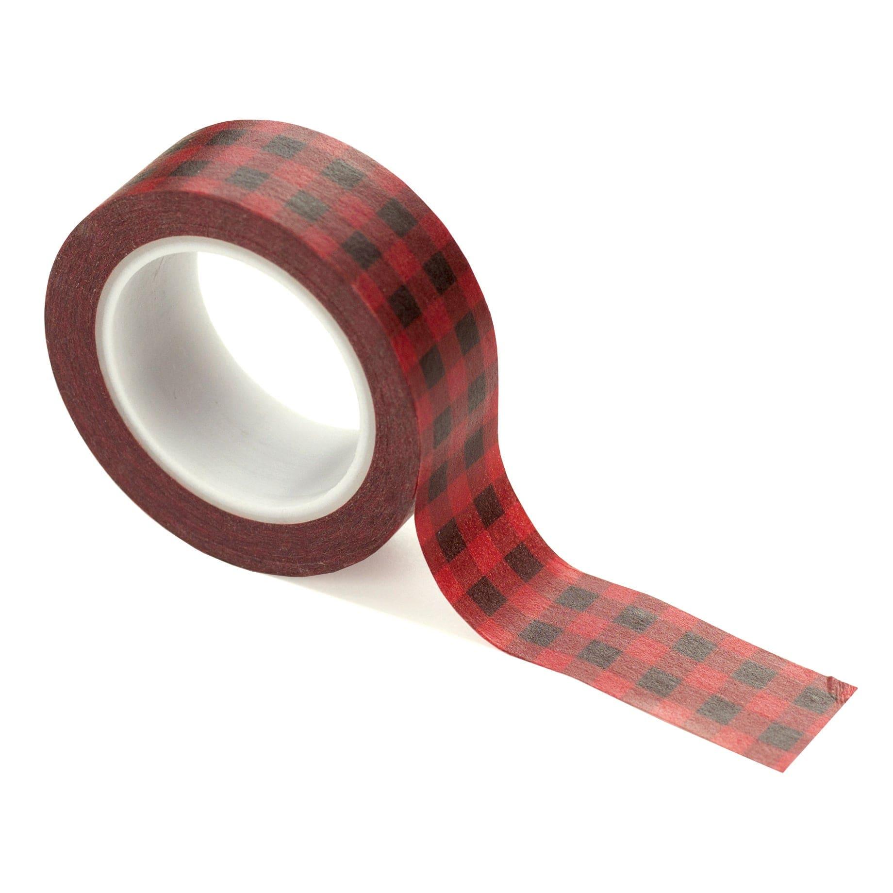 The Magic of Christmas Collection Red Buffalo Plaid Washi Tape by Echo Park Paper - Scrapbook Supply Companies