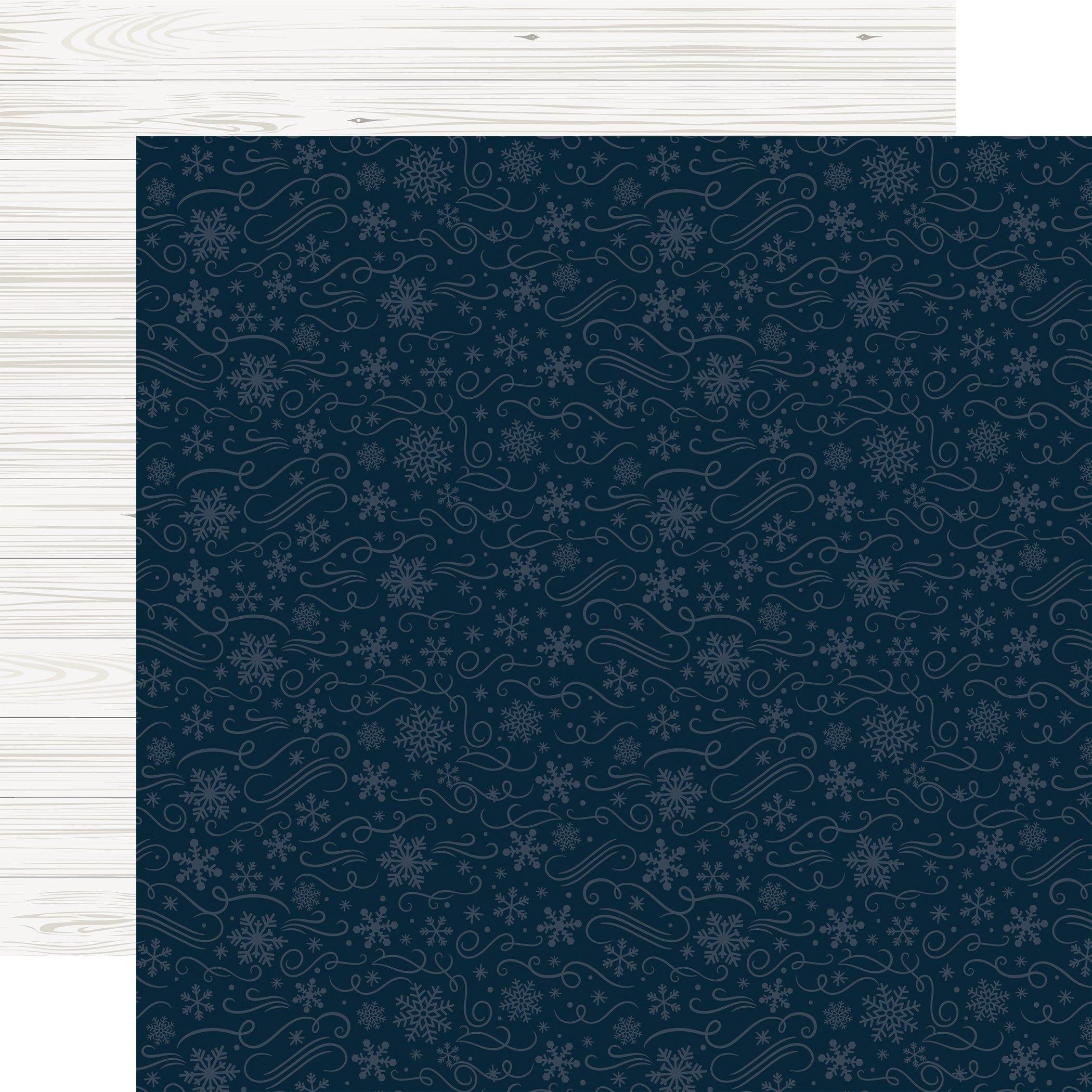 The Magic of Winter Collection Windy Winter Days 12 x 12 Double-Sided Scrapbook Paper by Echo Park Paper