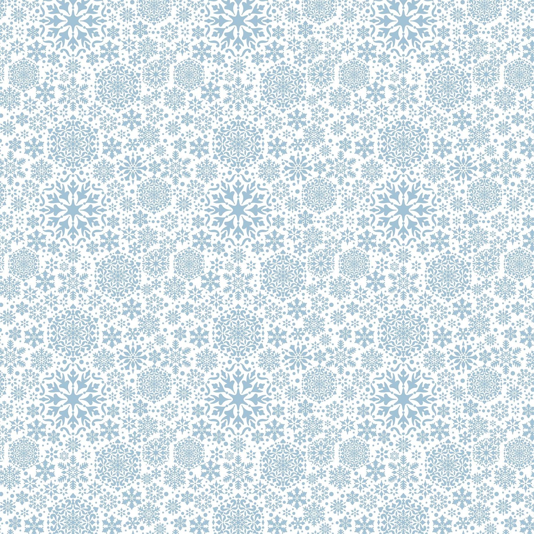 The Magic of Winter Collection Snowy Pines 12 x 12 Double-Sided Scrapbook Paper by Echo Park Paper - Scrapbook Supply Companies