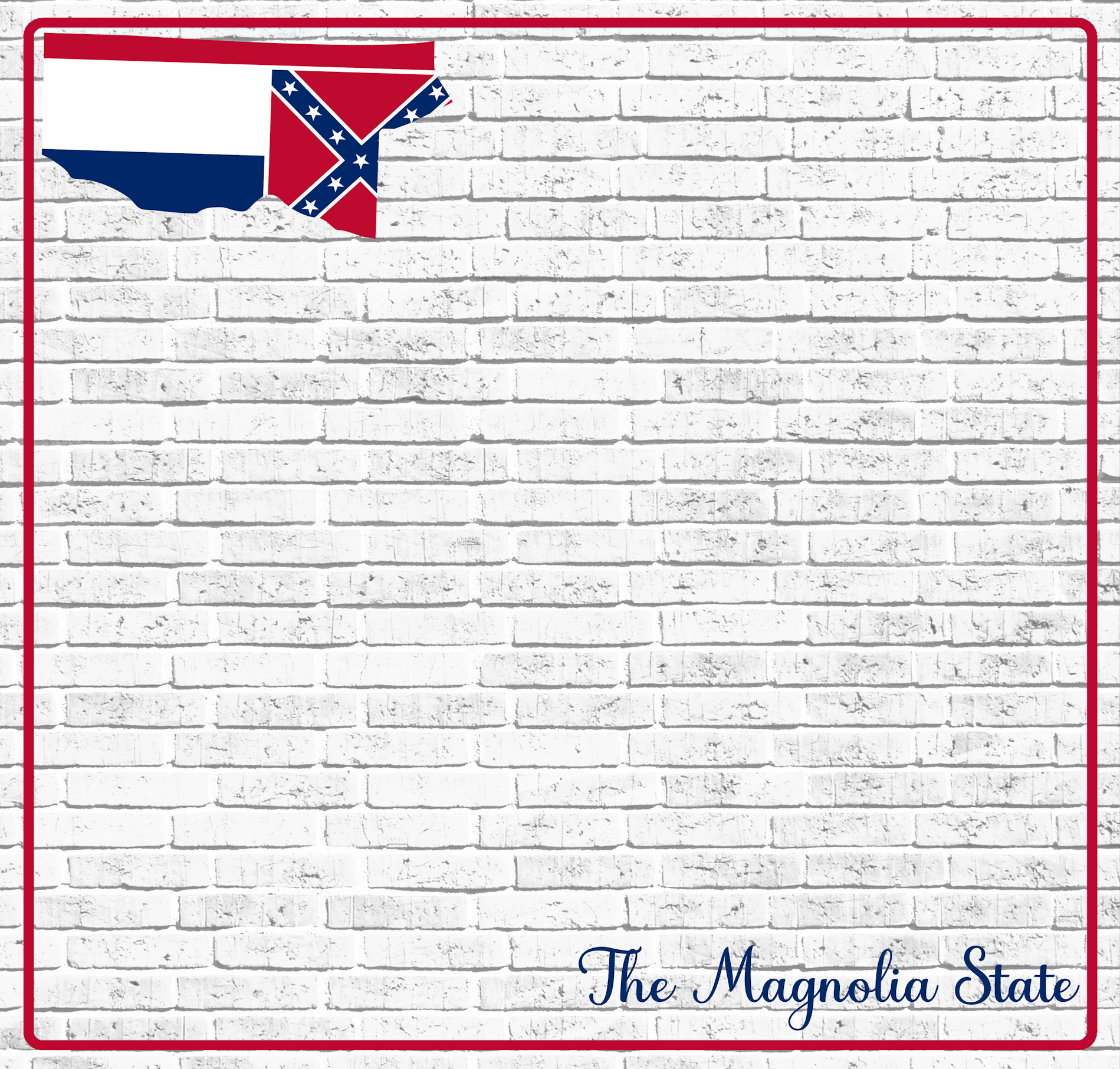 Fifty States Collection Mississippi 12 x 12 Double-Sided Scrapbook Paper by SSC Designs