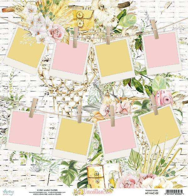 Vacation Collection Photo Ready 12 x 12 Double-Sided Scrapbook Paper by Mintay Papers - Scrapbook Supply Companies