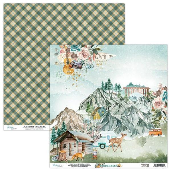 Wilderness Collection Mountain Retreat 12 x 12 Double-Sided Scrapbook Paper by Mintay Papers - Scrapbook Supply Companies