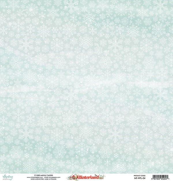 Winterland Collection Crate Creations 12 x 12 Double-Sided Scrapbook Paper by Mintay Papers - Scrapbook Supply Companies