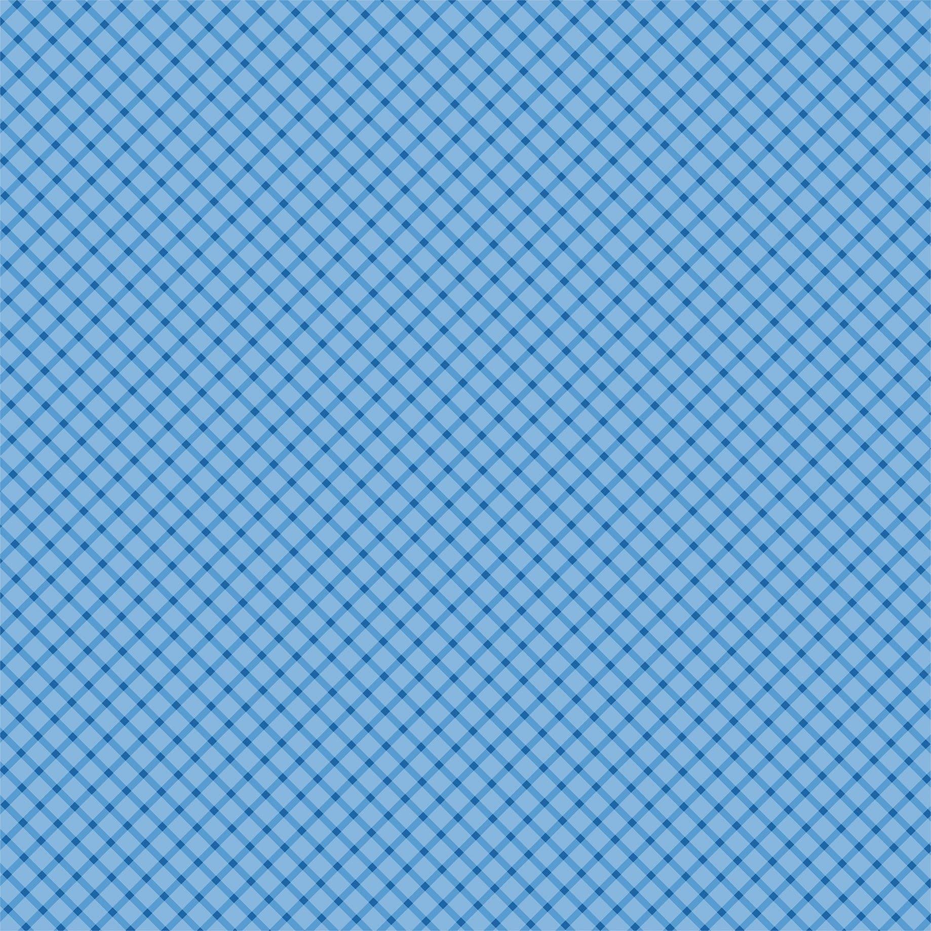 My Favorite Summer Collection Summer Stamps 12 x 12 Double-Sided Scrapbook Paper by Echo Park Paper - Scrapbook Supply Companies