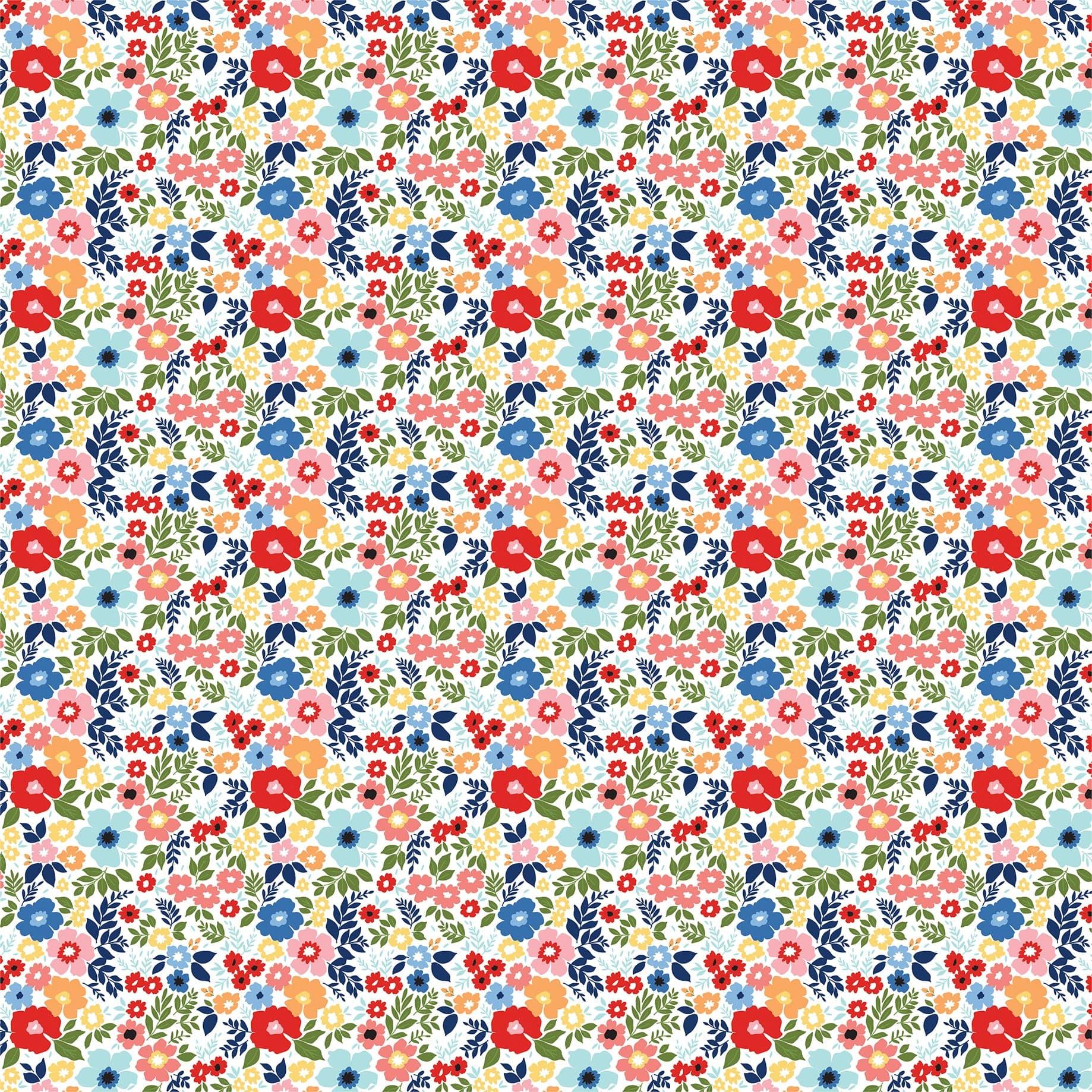 My Favorite Summer Collection 4x4 Journaling Cards 12 x 12 Double-Sided Scrapbook Paper by Echo Park Paper - Scrapbook Supply Companies