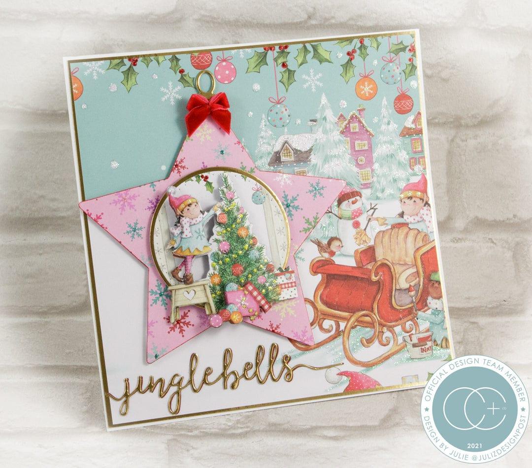 Elf Spread Christmas Cheer Tags 12 x 12 Scrapbook Paper – Fabbulous Paper  Emporium