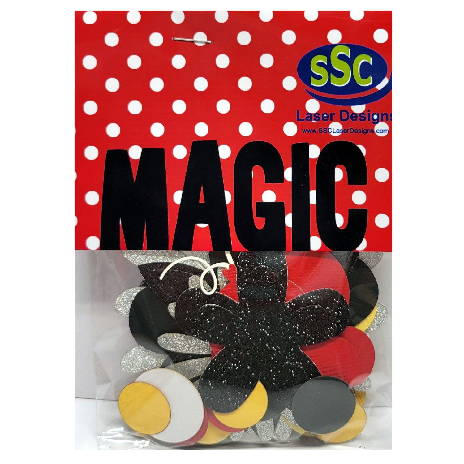 Disneyana Accessories Collection Laser Cut Scrapbook Embellishment by SSC Laser Designs - 35/Pkg