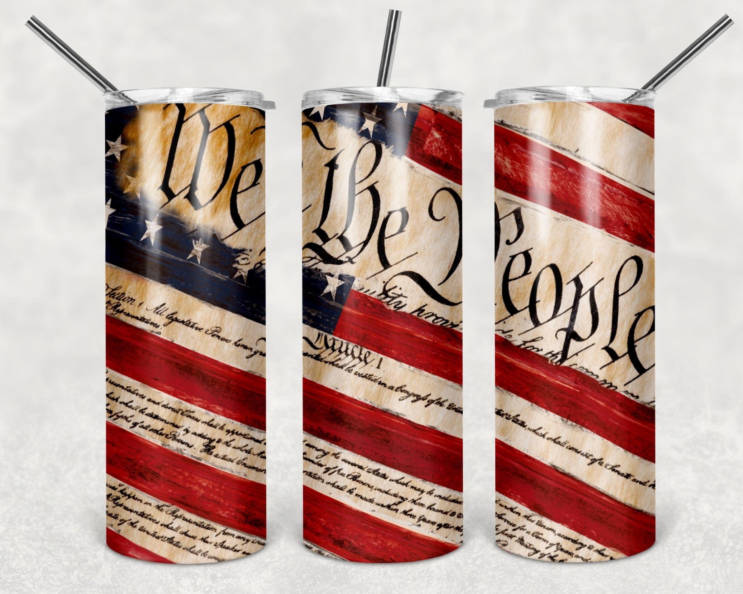 We The People 30 oz. Straight Skinny Tumbler by SSC Designs