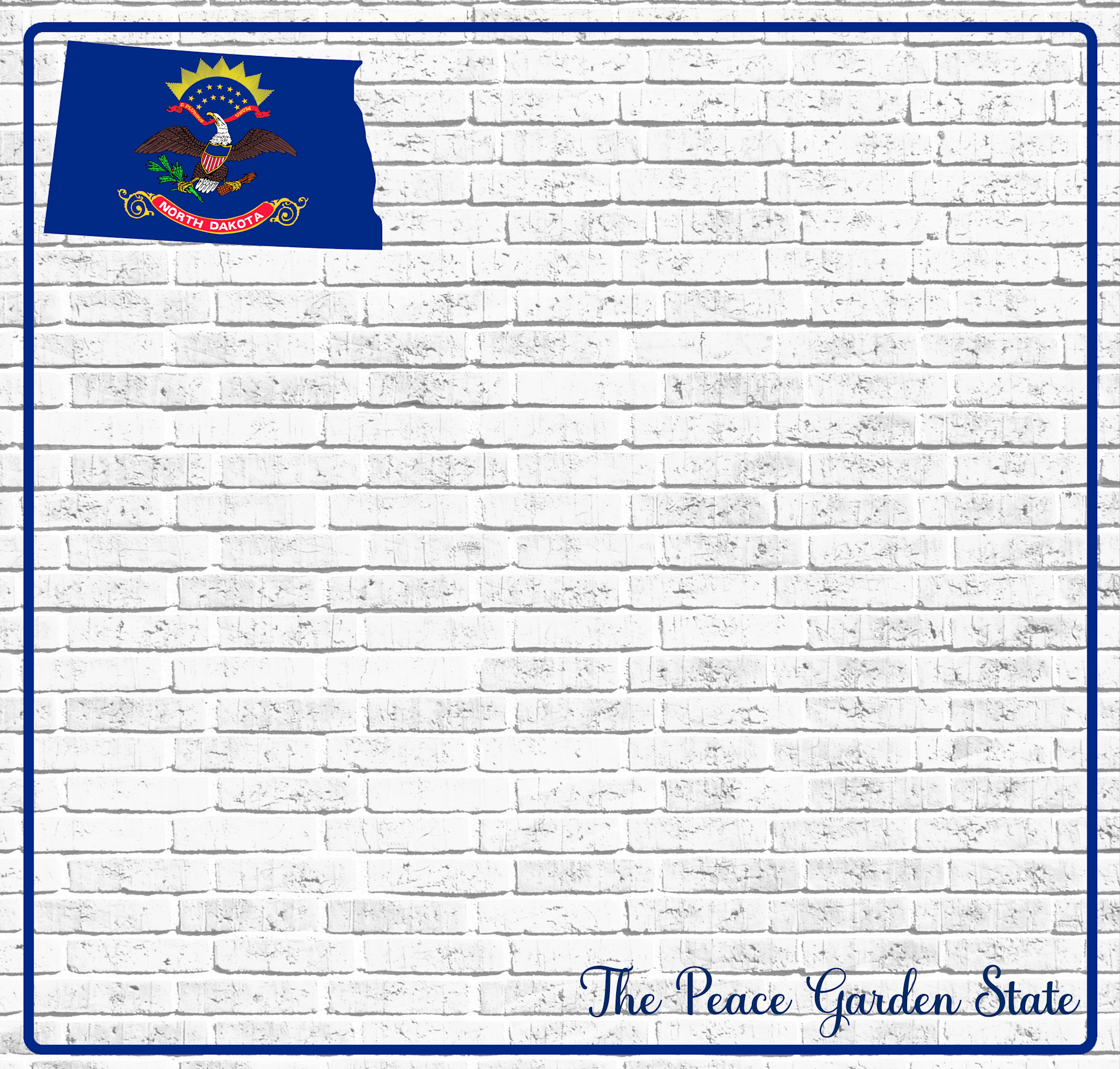 Fifty States Collection North Dakota 12 x 12 Double-Sided Scrapbook Paper by SSC Designs