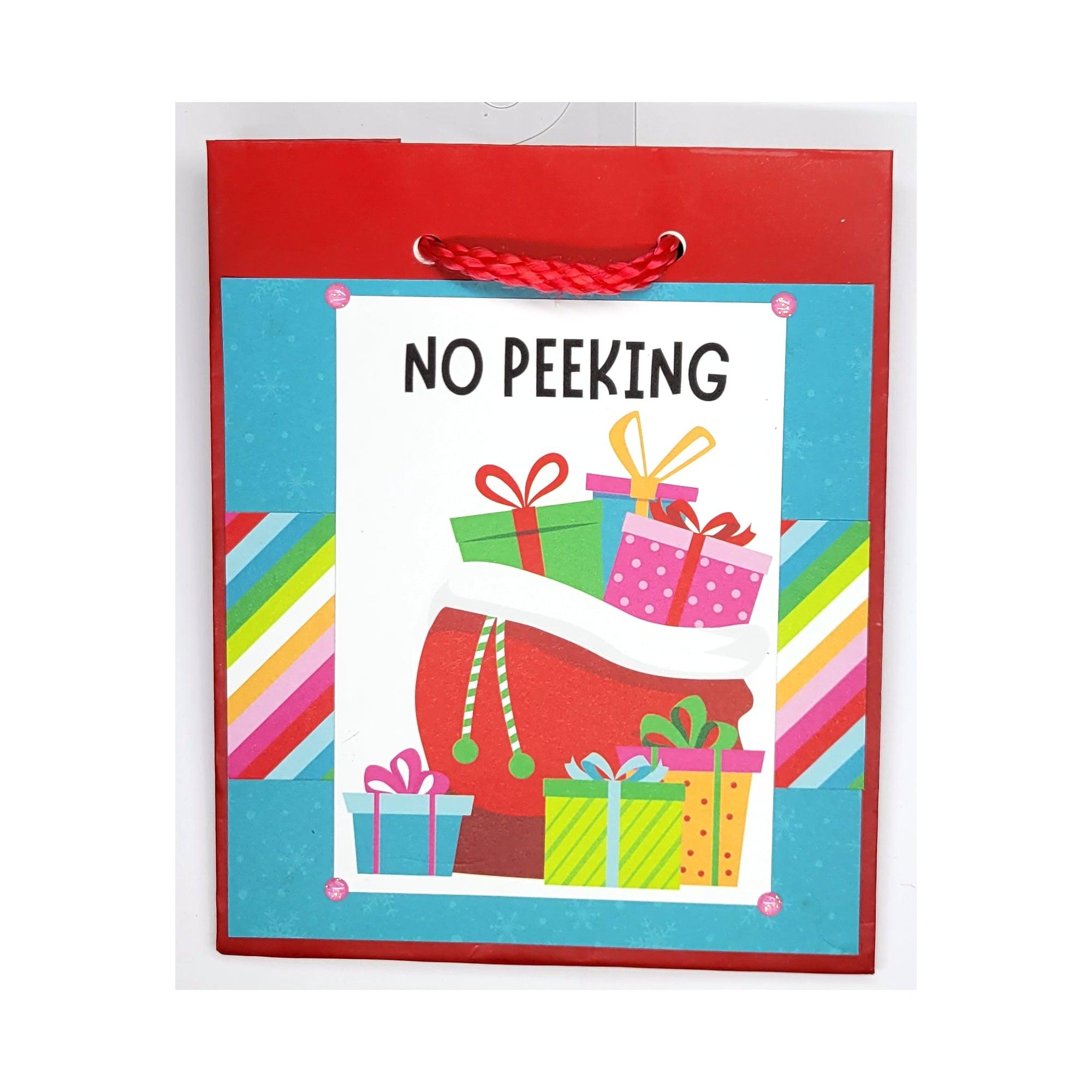 Delicately Crafted Collection No Peeking 4.5 x 5 x 5 x 2.5 Gift Bag by SSC Designs