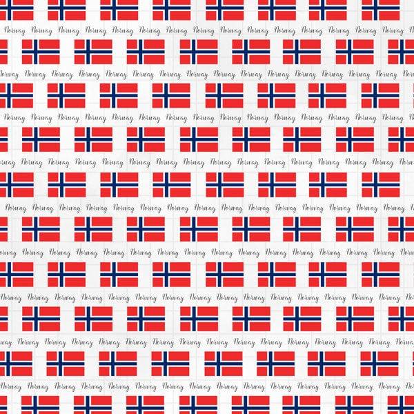 Travel Adventure Collection Norway Memories 12 x 12 Double-Sided Scrapbook Paper by Scrapbook Customs - Scrapbook Supply Companies