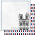 Travel Adventure Collection Notre Dame Cathedral 12 x 12 Double-Sided Scrapbook Paper by Scrapbook Customs - Scrapbook Supply Companies