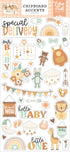 Our Baby Collection 6 x 12 Scrapbook Chipboard Accents by Echo Park Paper - Scrapbook Supply Companies