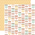 Our Baby Girl Collection Precious Phrases 12 x 12 Double-Sided Scrapbook Paper by Echo Park Paper
