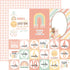 Our Baby Girl Collection Multi Journaling Cards 12 x 12 Double-Sided Scrapbook Paper by Echo Park Paper
