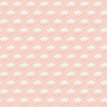 Our Baby Girl Collection Sleepy Stars 12 x 12 Double-Sided Scrapbook Paper by Echo Park Paper - Scrapbook Supply Companies