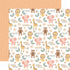 Our Baby Girl Collection Cuddly Creatures 12 x 12 Double-Sided Scrapbook Paper by Echo Park Paper