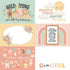 Our Baby Girl Collection 6x4 Journaling Cards 12 x 12 Double-Sided Scrapbook Paper by Echo Park Paper - Scrapbook Supply Companies