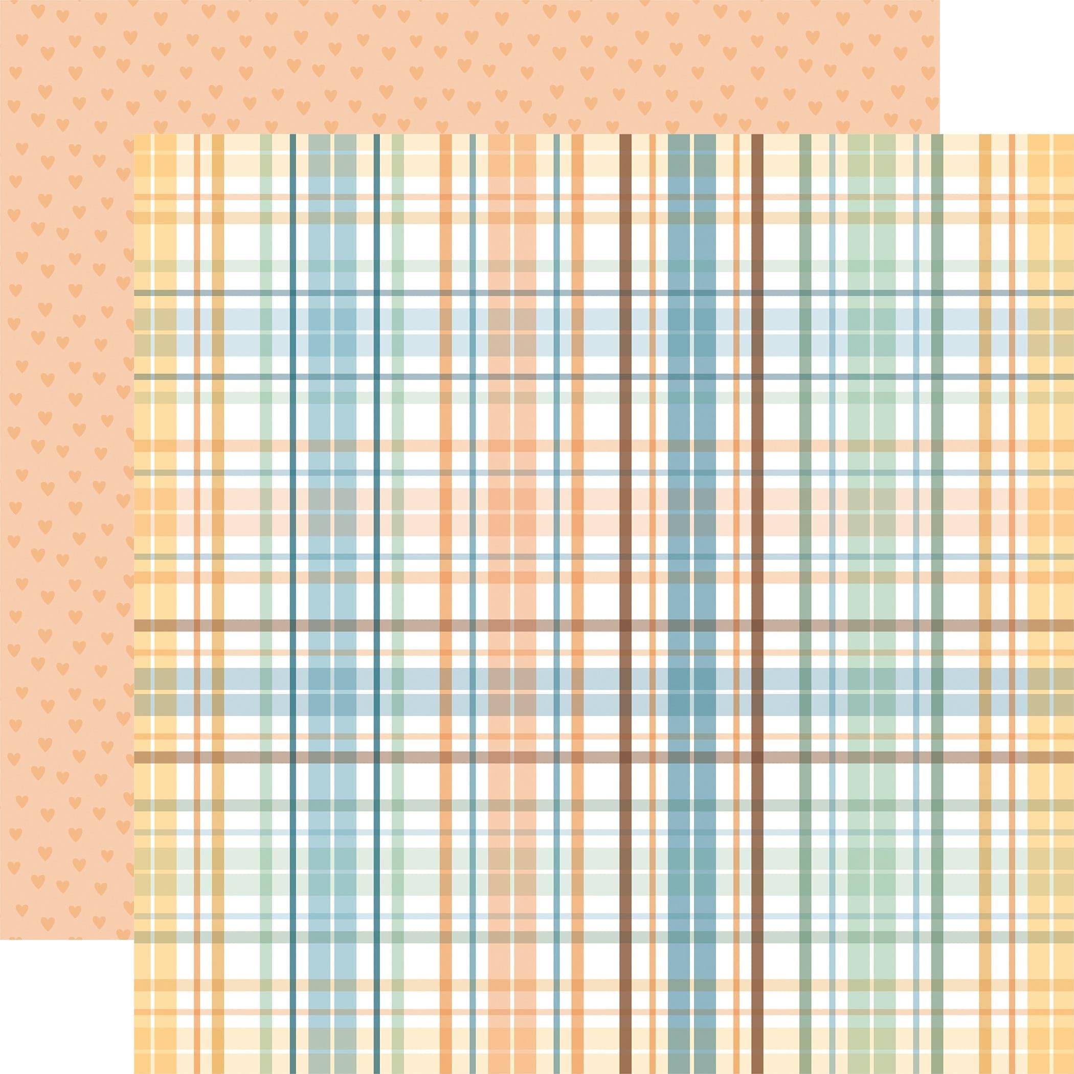 Our Baby Boy Collection Baby Boy Blanket 12 x 12 Double-Sided Scrapbook Paper by Echo Park Paper