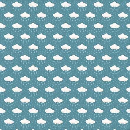 Our Baby Boy Collection Dreamy Clouds 12 x 12 Double-Sided Scrapbook Paper by Echo Park Paper - Scrapbook Supply Companies