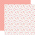 Our Little Princess Collection Blossoming Buds 12 x 12 Double-Sided Scrapbook Paper by Echo Park Paper