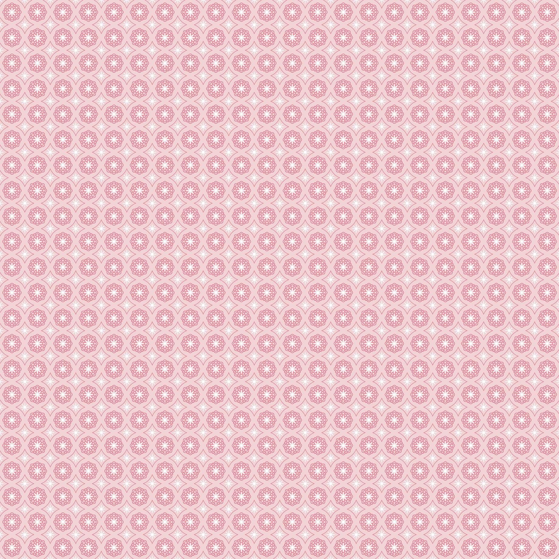 Our Little Princess Collection Fairytale Flowers 12 x 12 Double-Sided Scrapbook Paper by Echo Park Paper - Scrapbook Supply Companies