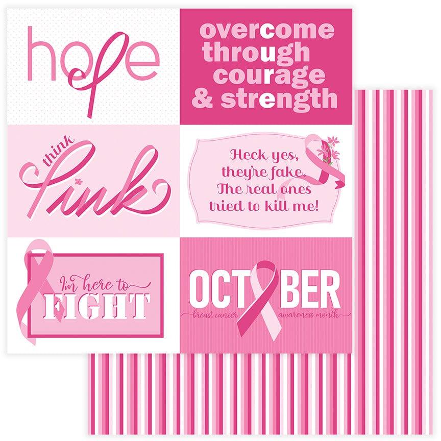 Operation: Save 2nd Base Collection Fight 12 x 12 Double-Sided Scrapbook Paper by Photo Play Paper
