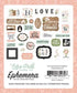 Our Wedding Collection 5 x 5 Scrapbook Ephemera Die Cuts by Echo Park Paper - Scrapbook Supply Companies
