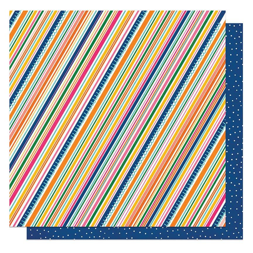 Oh What A Beautiful Day Collection Delightful 12 x 12 Double-Sided Scrapbook Paper by Photo Play Paper