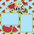 One In A Melon Punny (2) - 12 x 12 Premade, Printed Scrapbook Pages by SSC Designs - Scrapbook Supply Companies