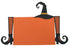 Halloween Orange Chevron Witch Legs & Hat 4.25 x 6.25 Laser Cut Photo Mat Frame Scrapbook Embellishment by SSC Laser Designs