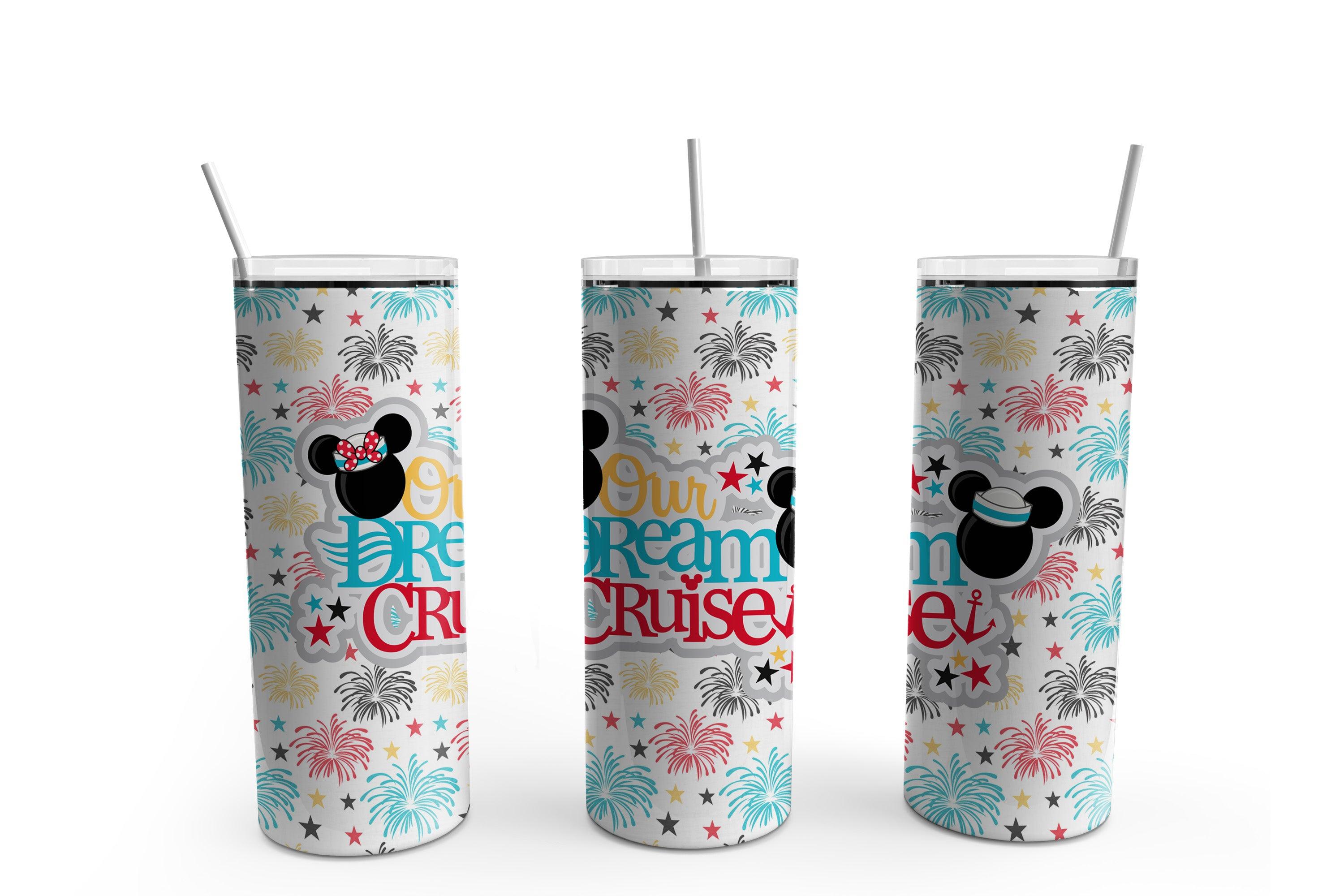 Disneyana Our Dream Cruise 30 oz. Straight Skinny Tumbler by SSC Designs - Scrapbook Supply Companies