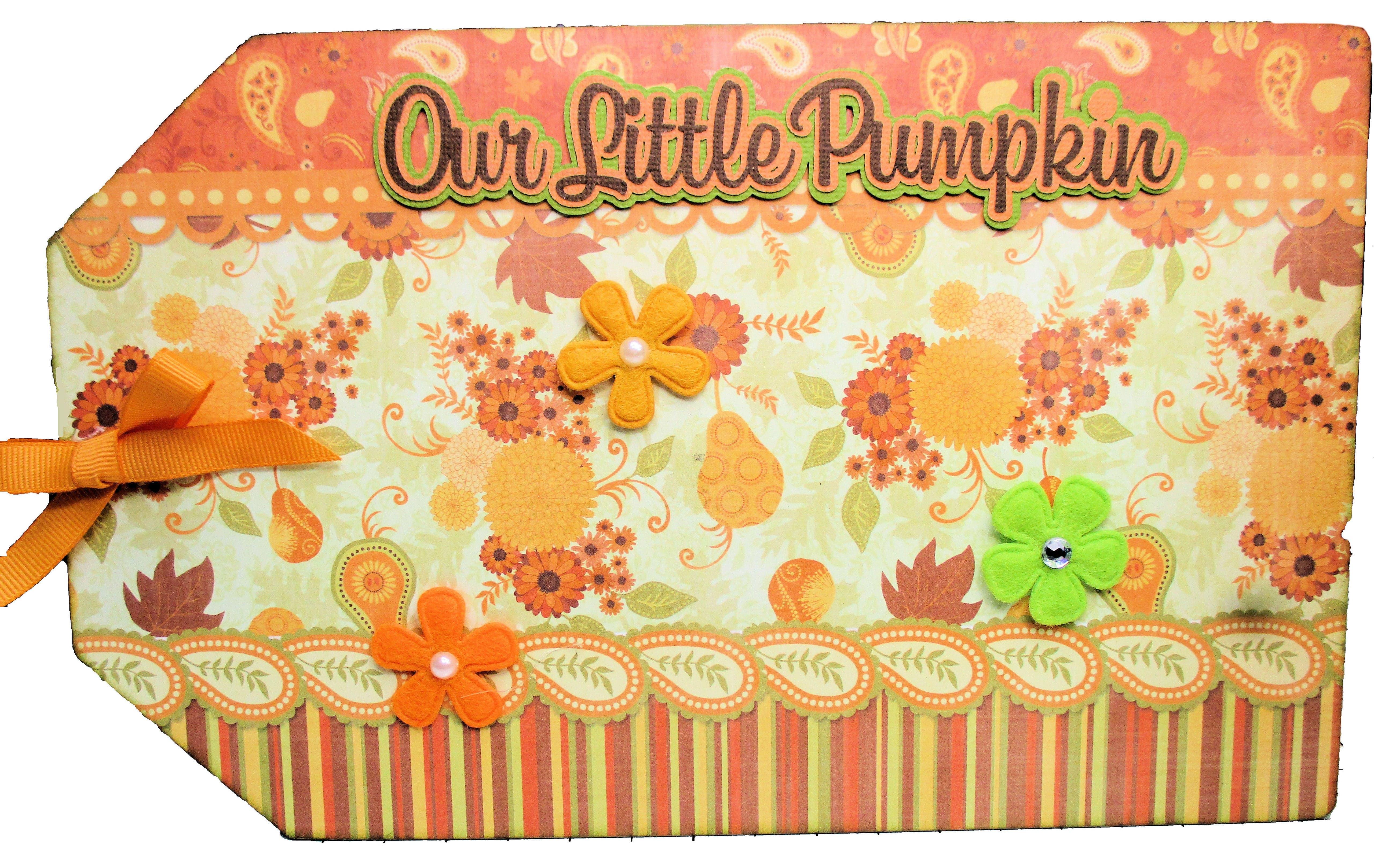 Our Little Pumpkin Halloween 6.5 x 10 Interactive, Magnetic Photo Frame & Accessory Magnets by SSC Designs