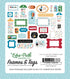 Play All Day Boy Collection 5 x 5 Scrapbook Tags & Frames Die Cuts by Echo Park Paper - Scrapbook Supply Companies
