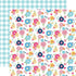 Play All Day Girl Collection Best Friend Floral 12 x 12 Double-Sided Scrapbook Paper by Echo Park Paper